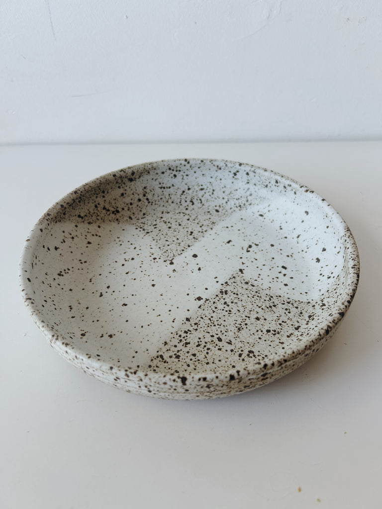 Colleen Hennessey - Shallow Dinner Bowl, Heavy Speckle, E