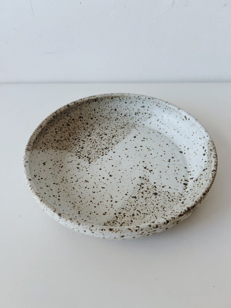 Colleen Hennessey - Shallow Dinner Bowl, Heavy Speckle, D
