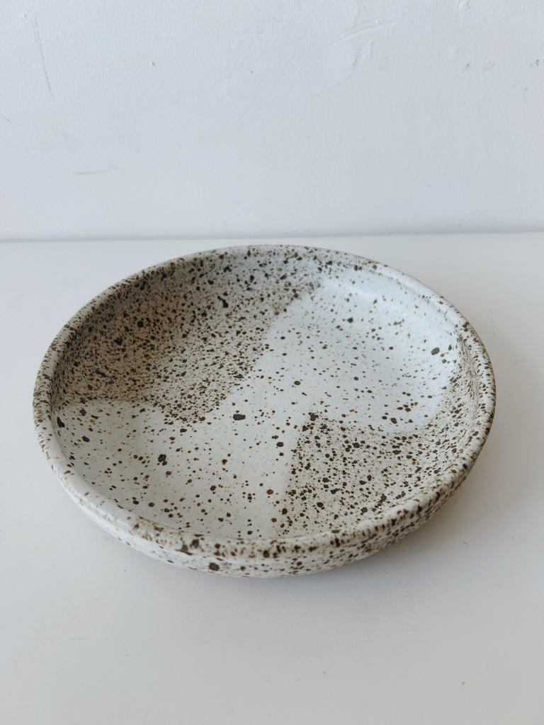 Colleen Hennessey - Shallow Dinner Bowl, Heavy Speckle, C