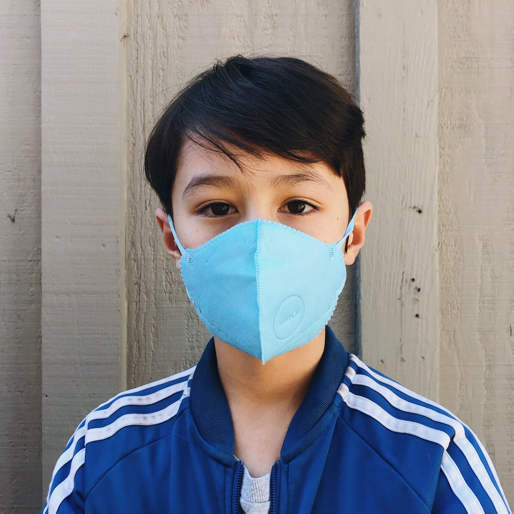 AirPop - Kids Mask, Blue, 4-pack