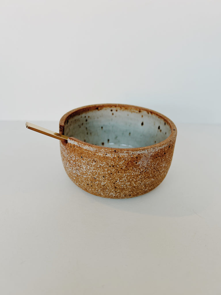 LH Ceramics Salt Bowl and Spoon