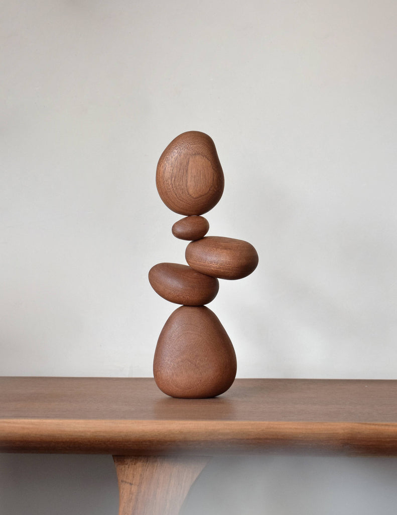 Senser Woodcraft - Sapele Wood Balance Stones