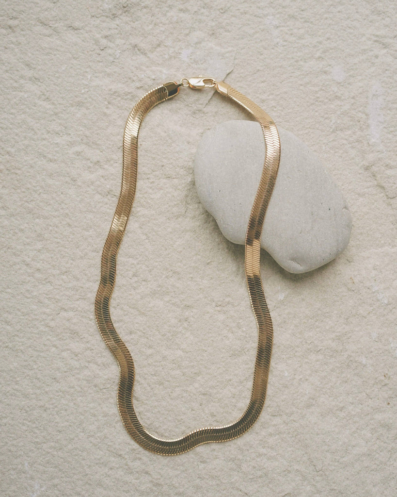 Mountainside Jewelry - Cleo Necklace: 18k Goldfill