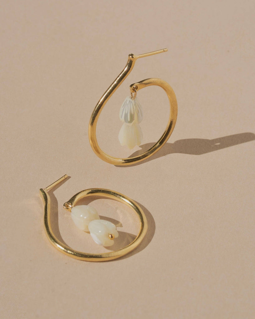 Mountainside Jewelry - Insula Earrings: Gold