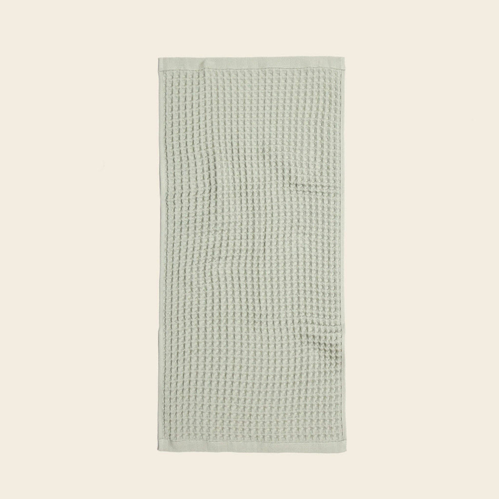 Happy Place Brand - Organic Weightless Waffle Hand Towel: Aloe / Individual