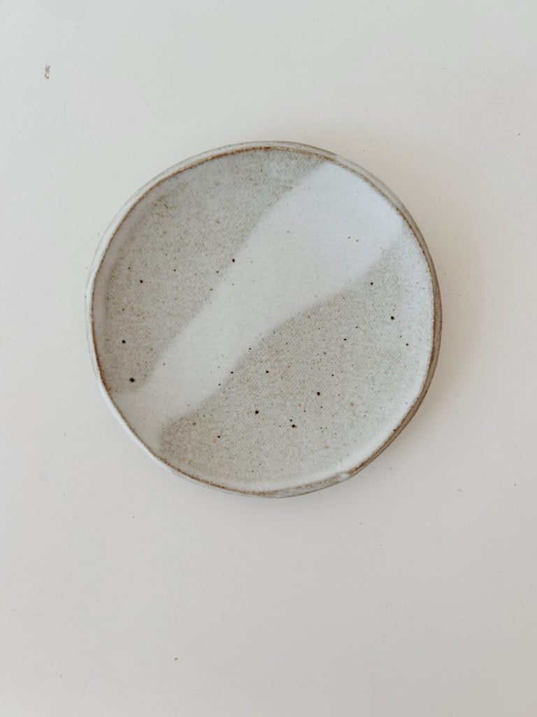 Colleen Hennessey - Tapas Plate, Matte Pale Grey, D