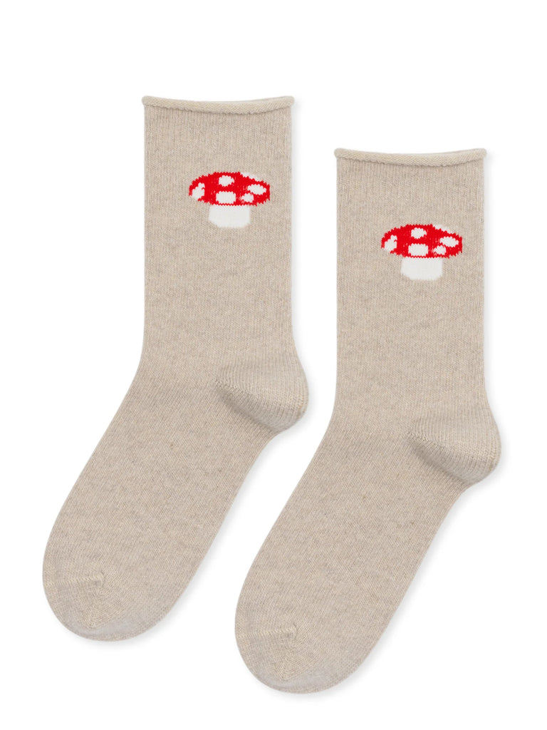 Hansel from Basel- Red Cap Cashmere Crew Socks