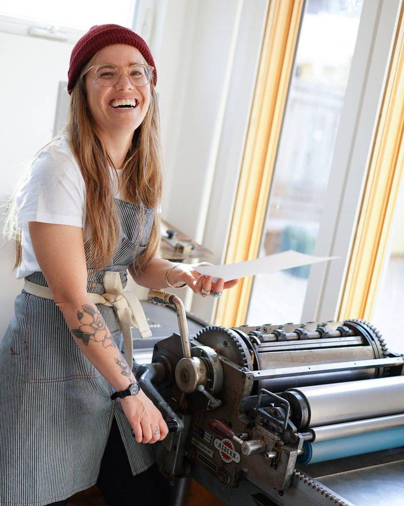 Half Pint Studio - Happy Birthday Wild Woman Letterpress Greeting Card