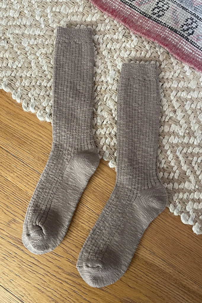 Le Bon Shoppe - Cottage Socks: Ht. Grey