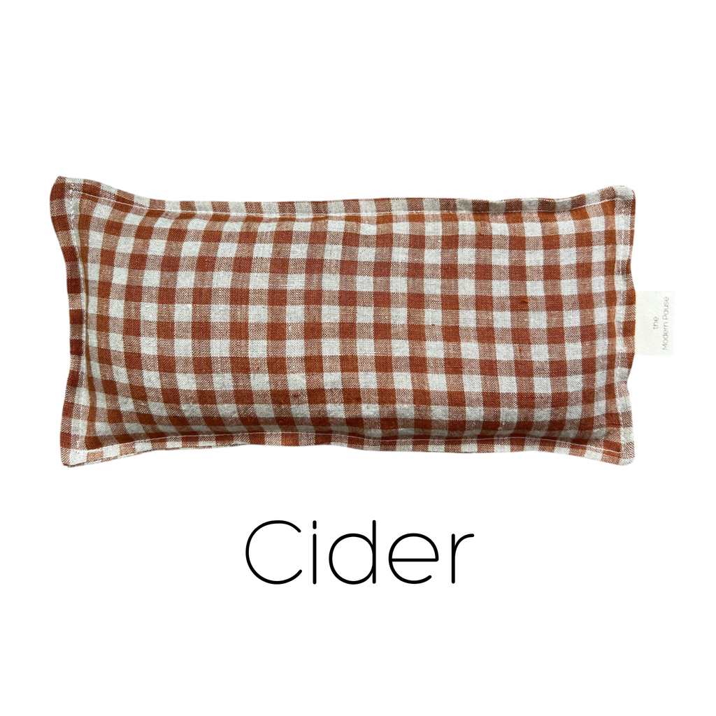 The Modern Pause - Eye Pillow - Stonewashed Organic Linen: Quartz