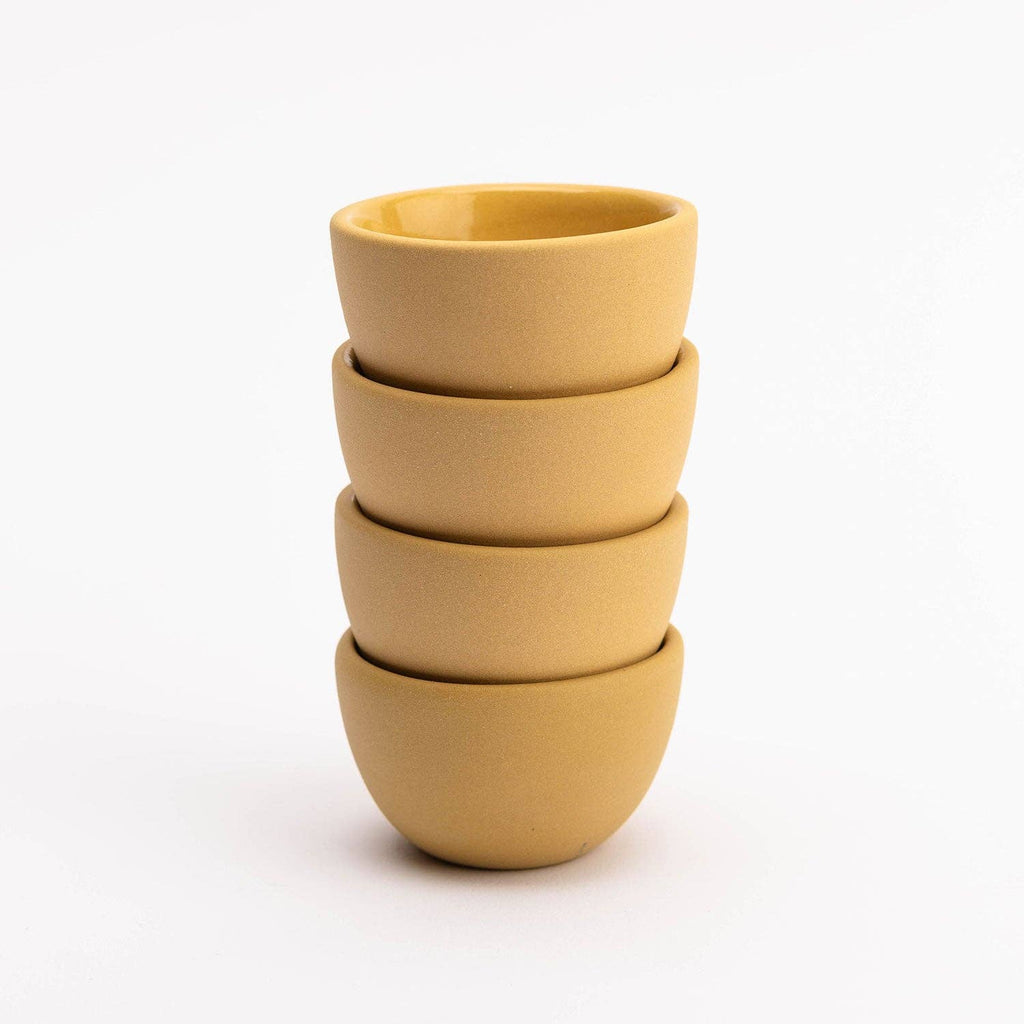 Pigeon Toe Ceramics & Home Textiles - The Stacking Thimble Cup Handmade Ceramic : Natural Speckle