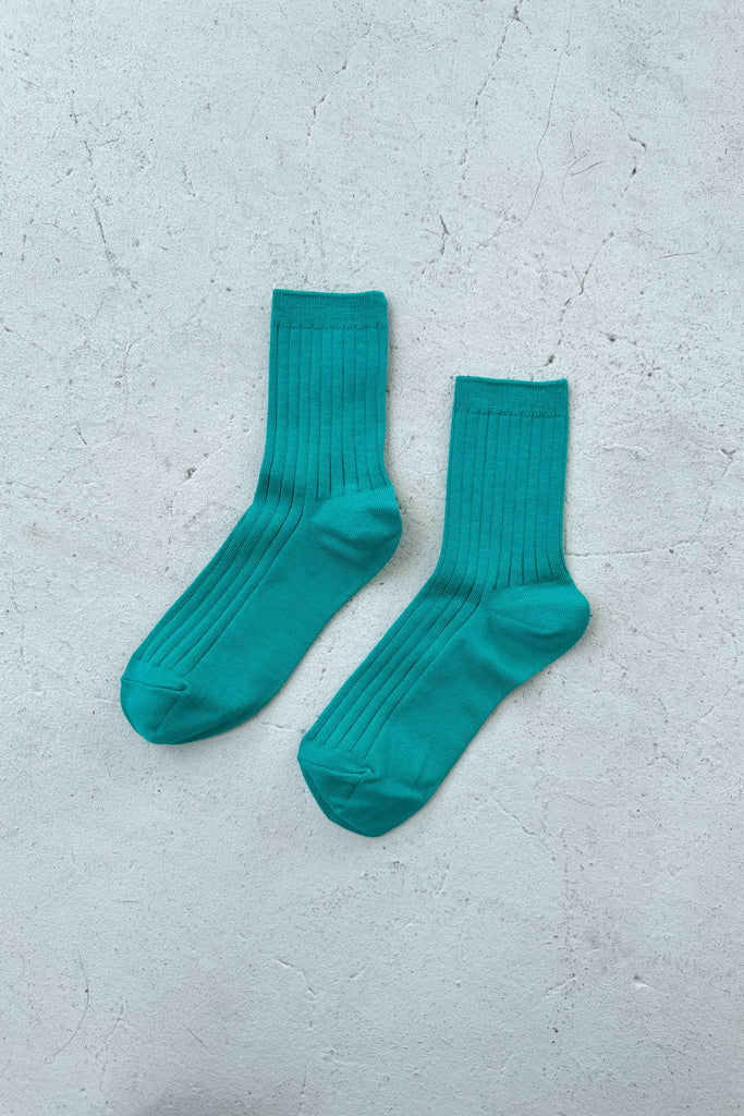 Le Bon Shoppe - Her Socks - Mercerized Combed Cotton Rib: Buttercup