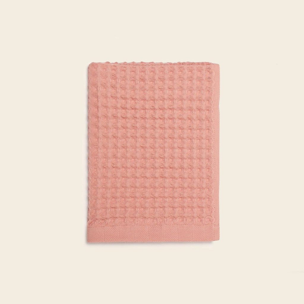 Happy Place Brand - Organic Weightless Waffle Hand Towel: White / Individual