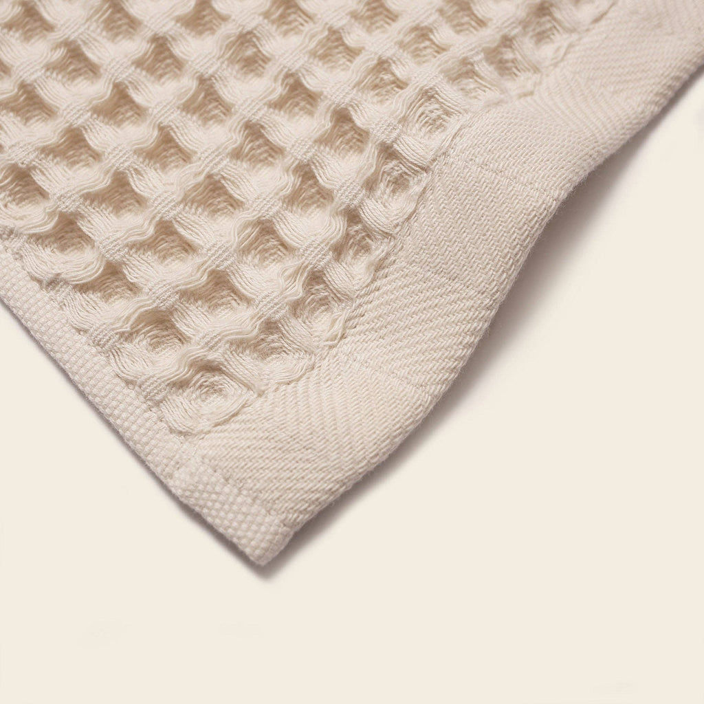 Happy Place Brand - Organic Weightless Waffle Hand Towel: Aloe / Individual