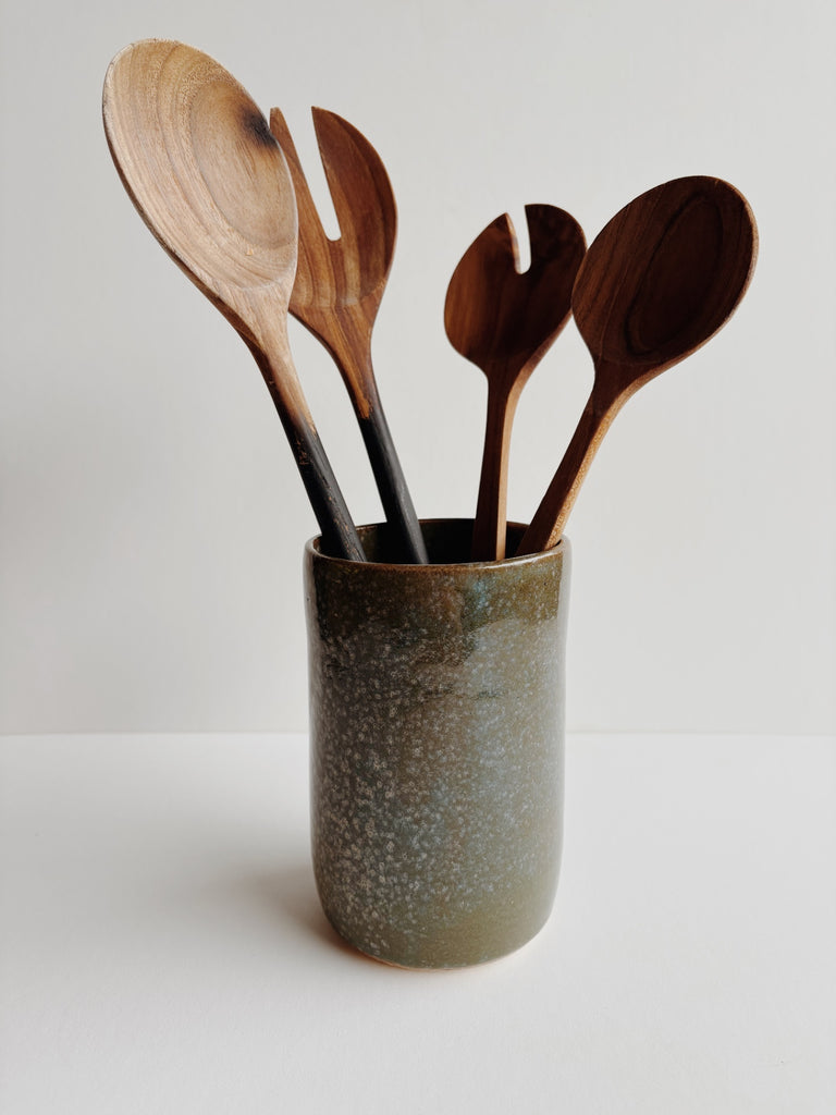 Coastline Ceramics- Kitchen Crock, Moon Dust