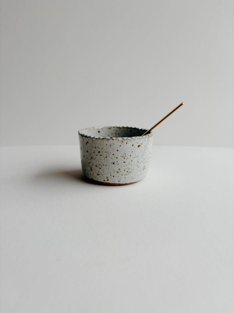 Coastline Ceramics- Salt Canister + Spoon