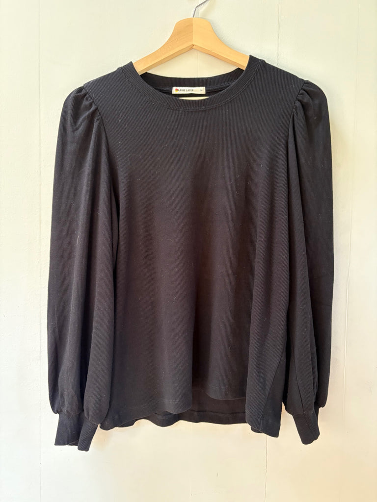 LOOP - Marine Layer Ruffle Sleeve top, Size M (#42)
