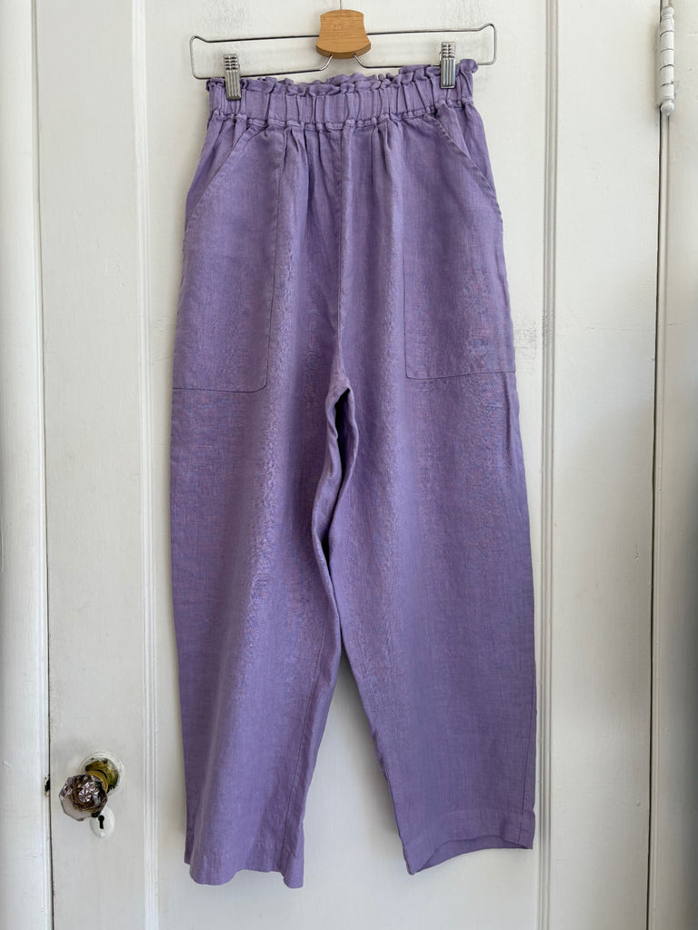 Bianca Cooper Luka Linen Pants, Lavender