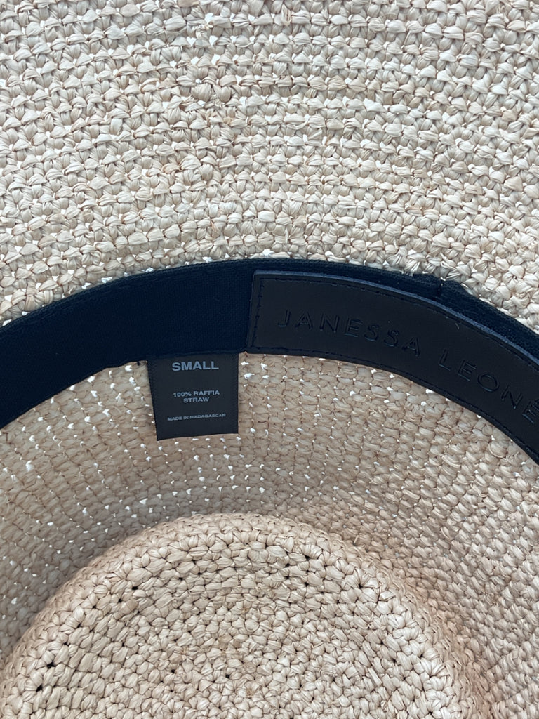 LOOP - Janessa Leone Straw Hat, Sz S (#122)