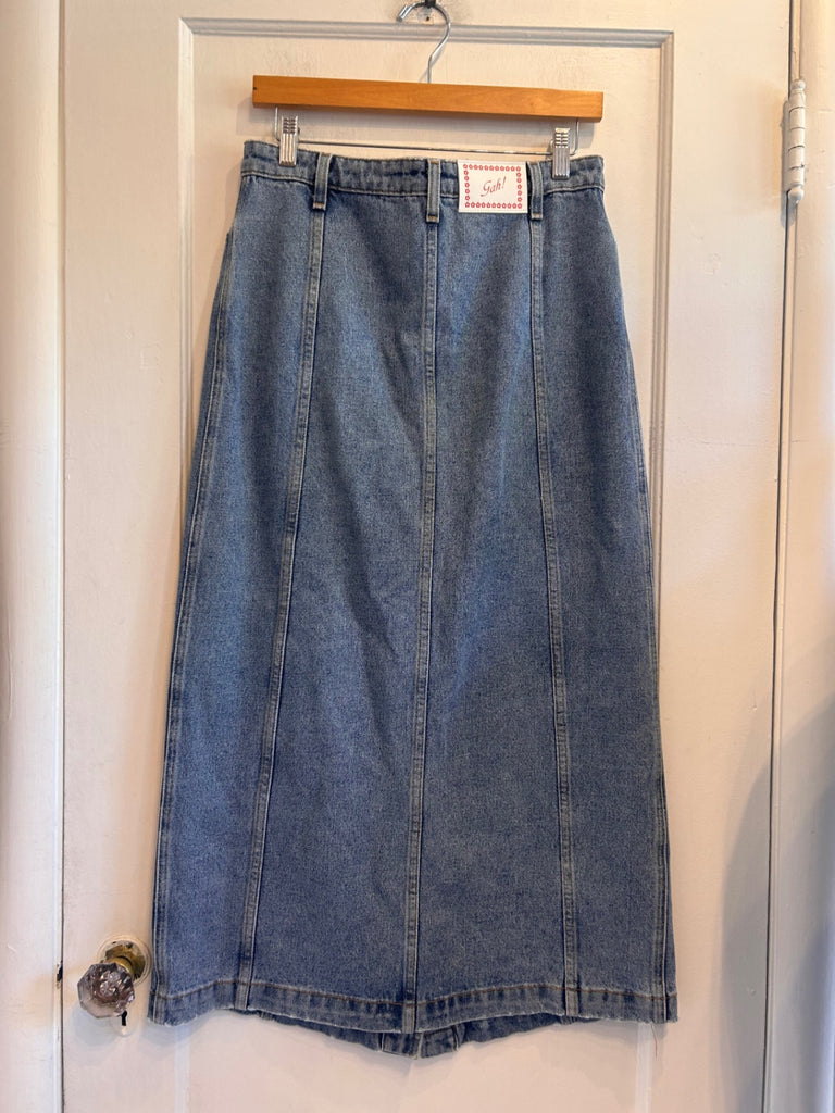 LOOP - Lisa Says Gah! Denim Skirt, Sz. 6 (#137)