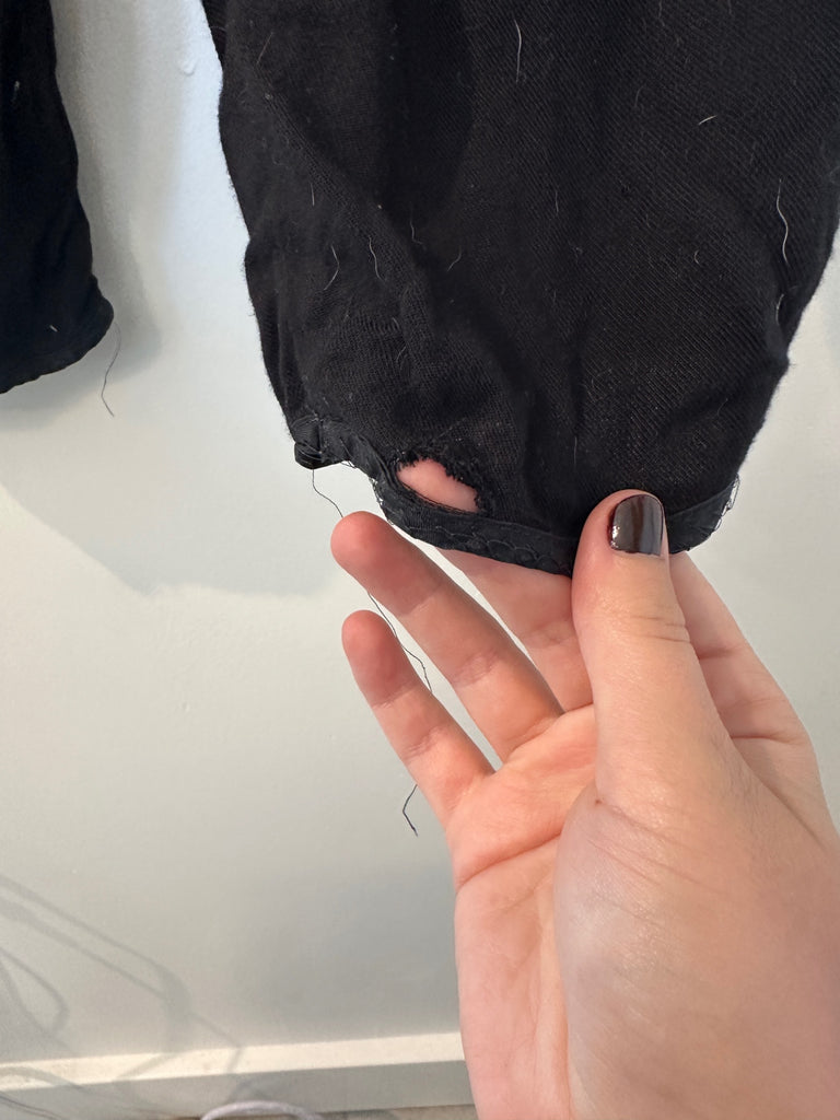 LOOP - Acne Studios Black Pants, Size 38 (#121)