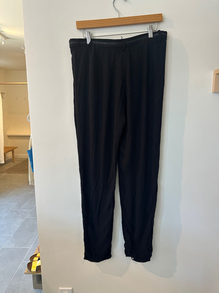 LOOP - Acne Studios Black Pants, Size 38 (#121)