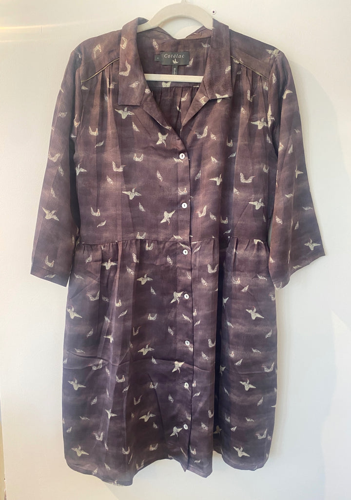 LOOP - Cotelac Silk Dress, Sz XL (#52)