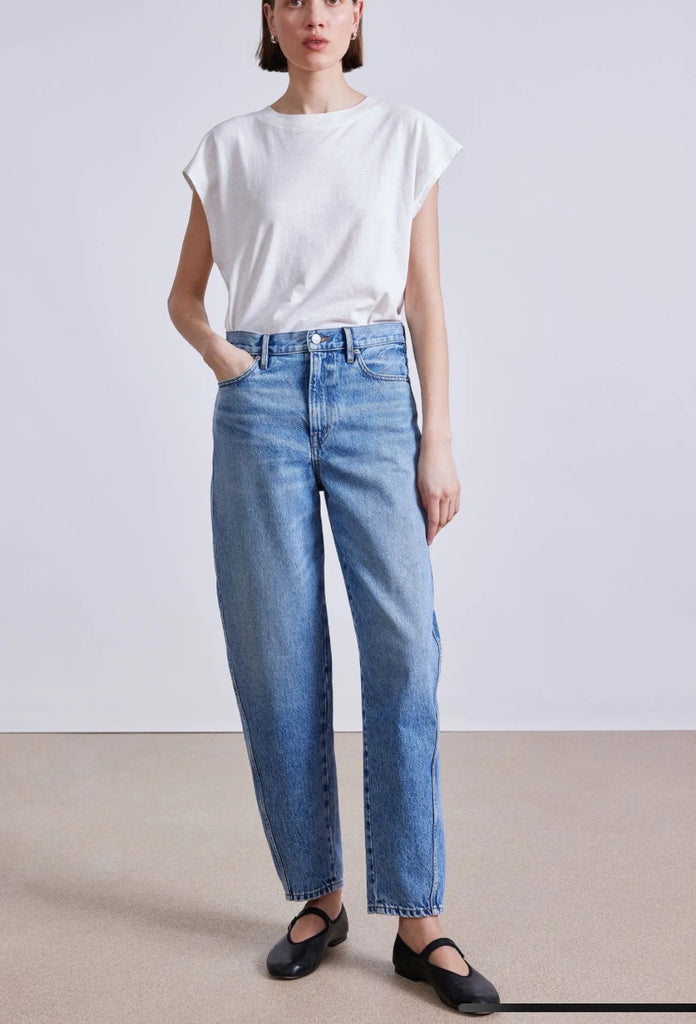 LOOP - Apiece Apart Barrel Jeans, Size 25 (#180)