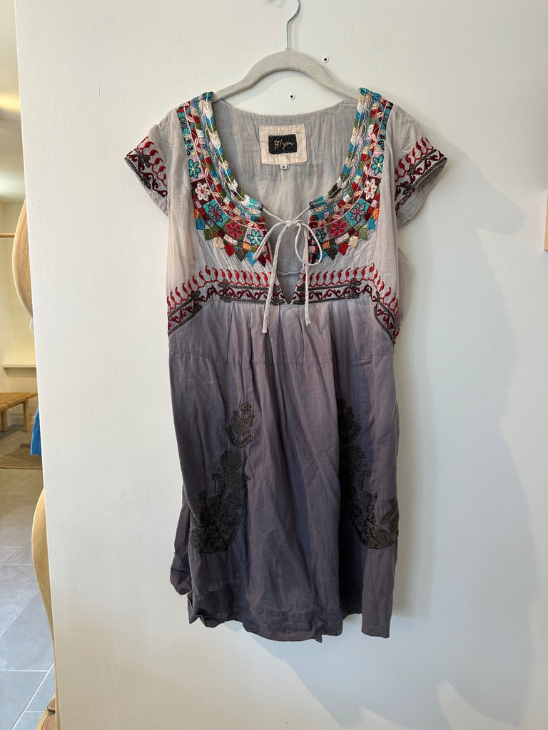 LOOP - Biya Embroidered Dress, Size S (#429)
