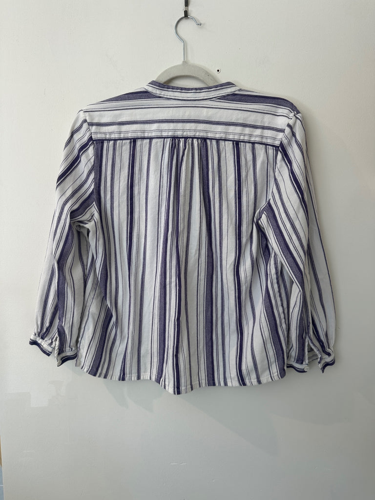 LOOP - Steven Alan X Clare V. Stripe Top, Size L (#426)