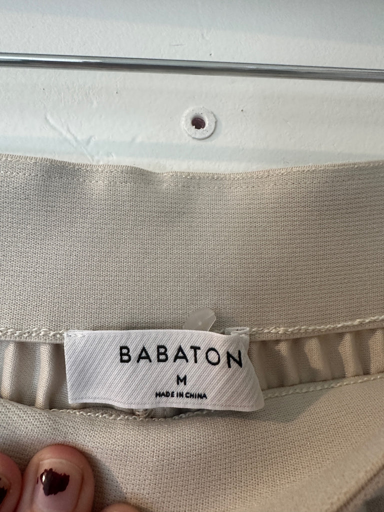 LOOP - Babaton Pleated Pants, Size M (#401)