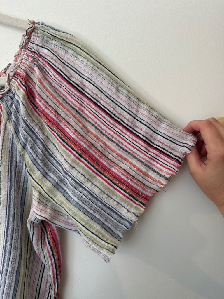 LOOP - Velvet by Graham & Spencer Stripe Top, Size M (#426)