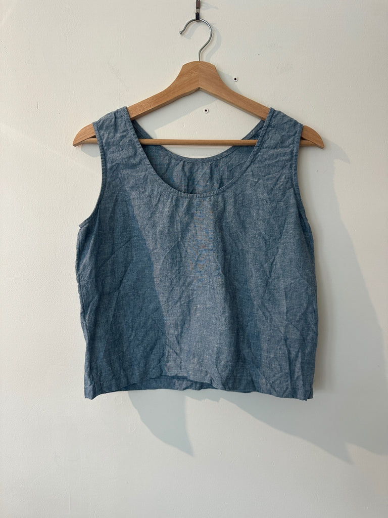 LOOP - Sotela Linen Tank, Size 0 (#163)