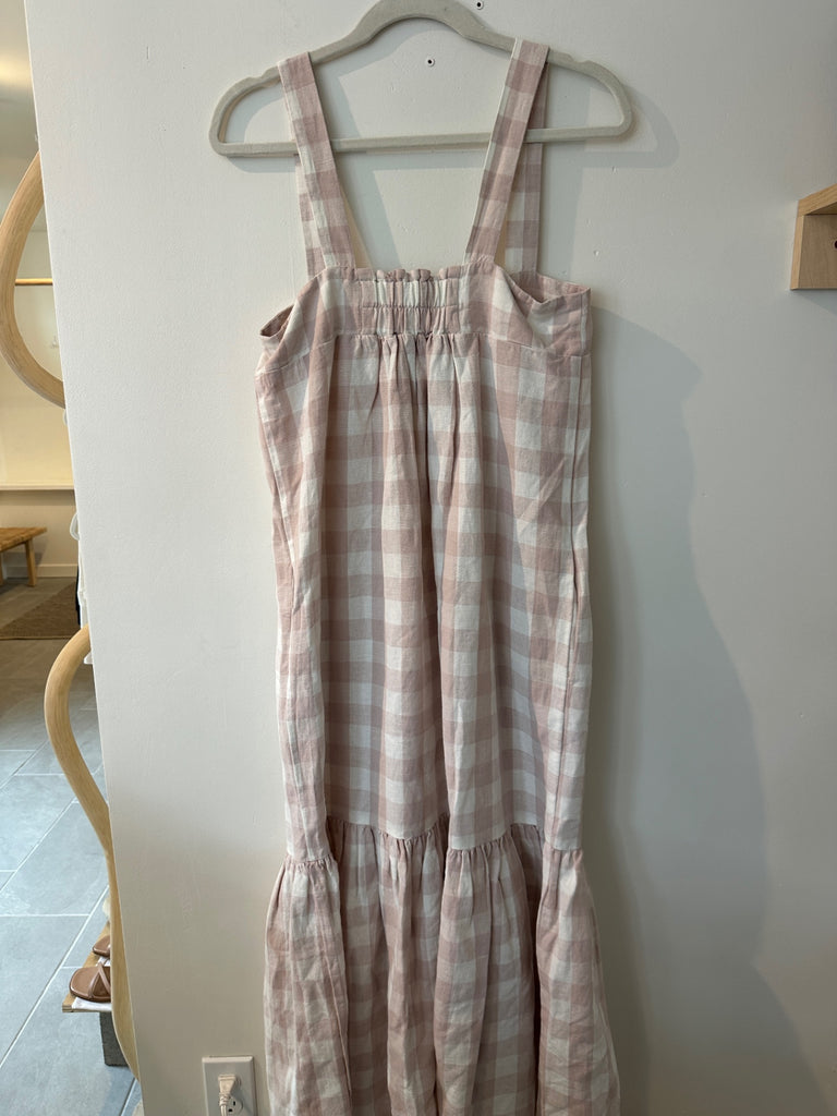 LOOP - Lindsay Robinson Checkered Dress, Size S (#163)