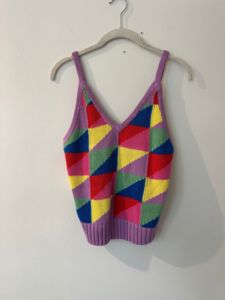 LOOP - MOTHER Knit Tank, Size L (#163)