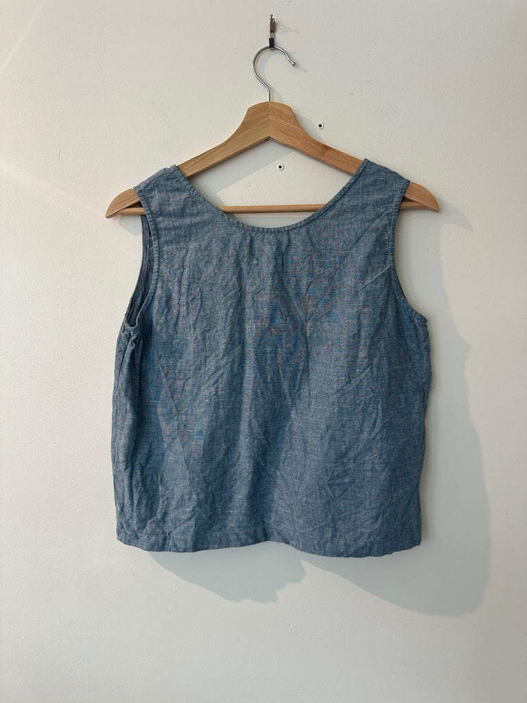 LOOP - Sotela Linen Tank, Size 0 (#163)