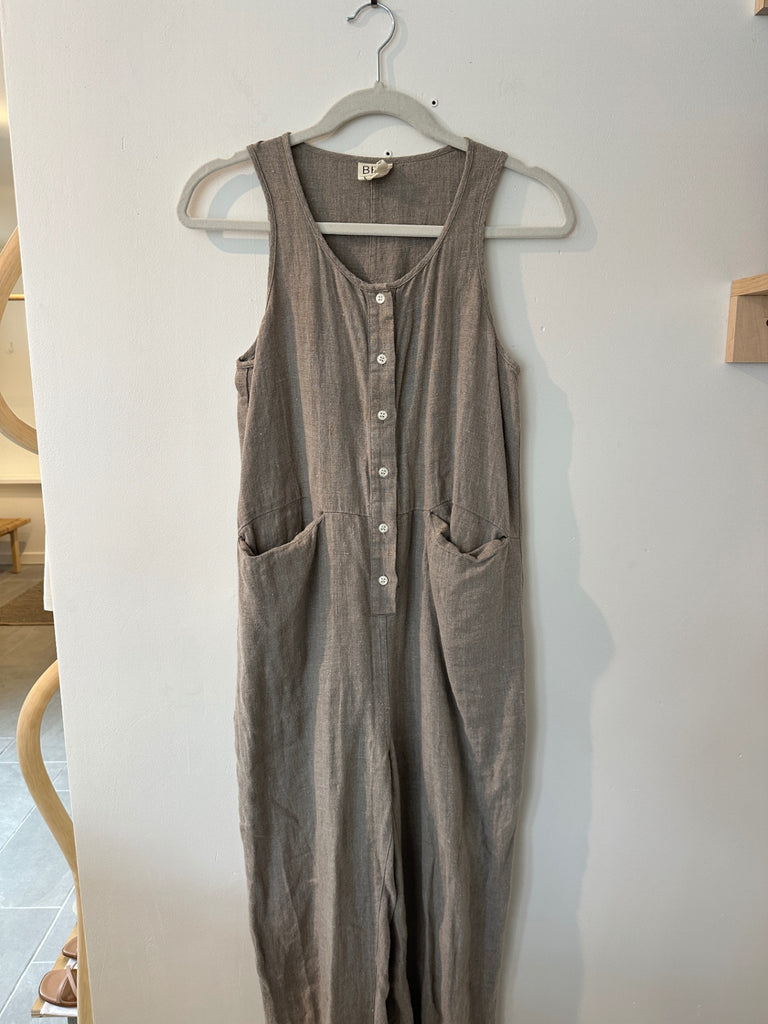LOOP - Beaton Linen Jumpsuit, Size S (#163)