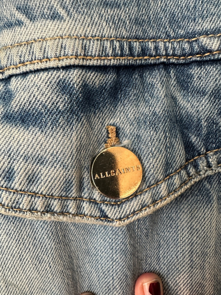 LOOP - All Saints Oversized Denim Jacket, Size S (#326)