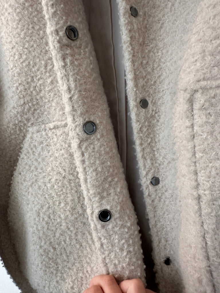LOOP - Mango Teddy Jacket, Size S (#326)