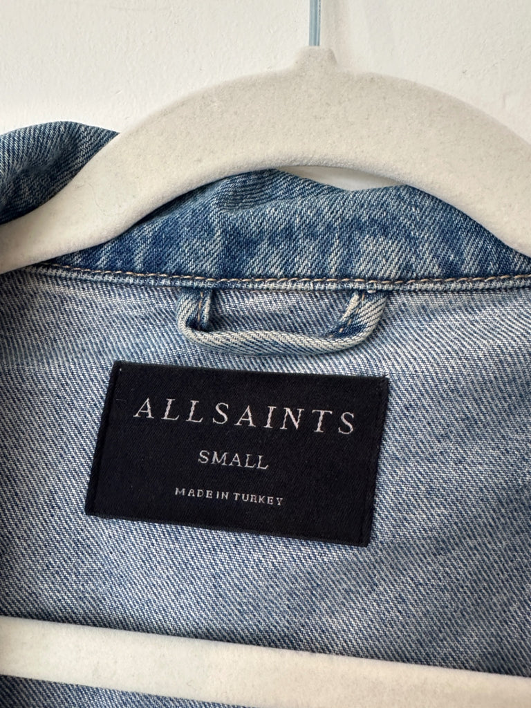 LOOP - All Saints Oversized Denim Jacket, Size S (#326)