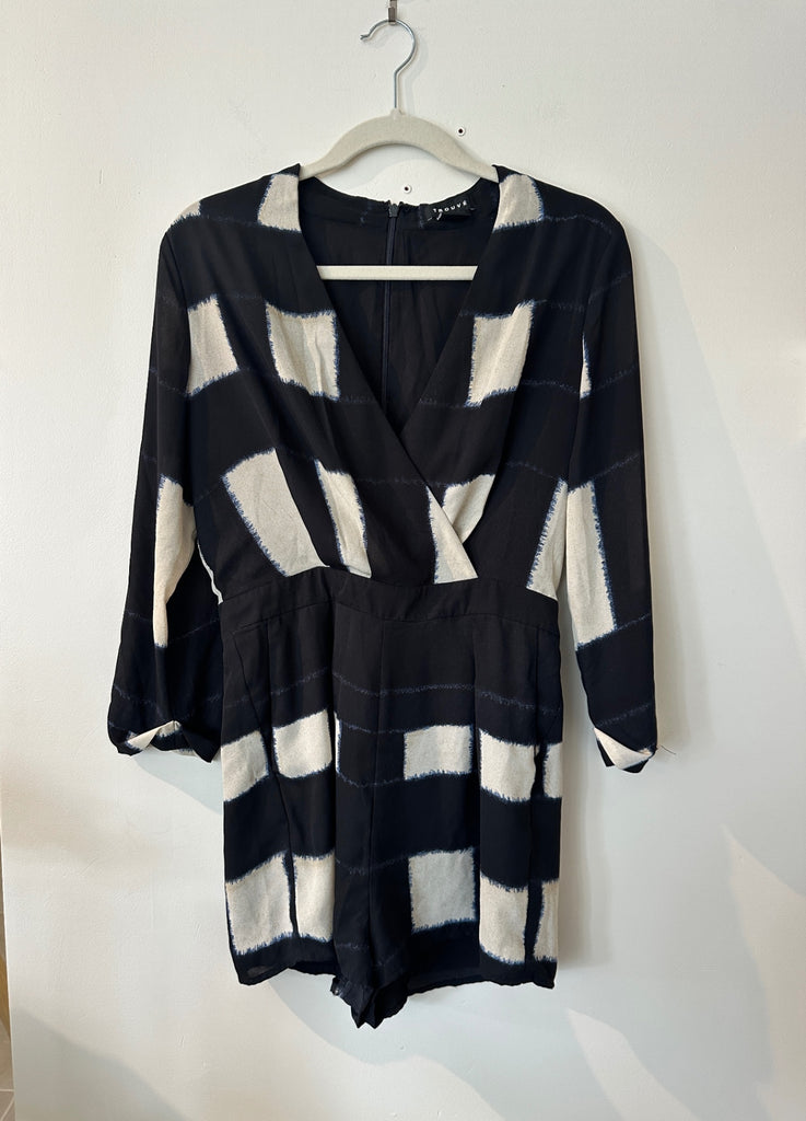 LOOP - Trouvé Longsleeve Romper, Size 4 (#431)
