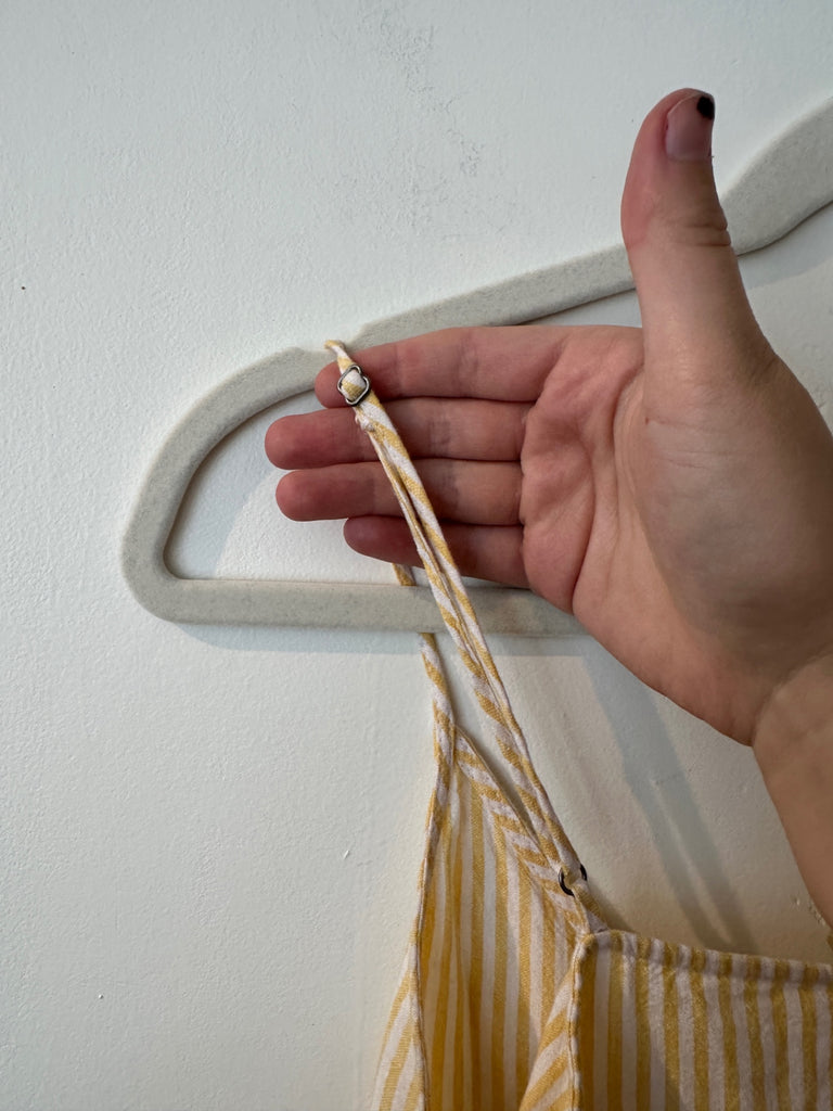 LOOP - Striped Linen Tank, Size S (#18)