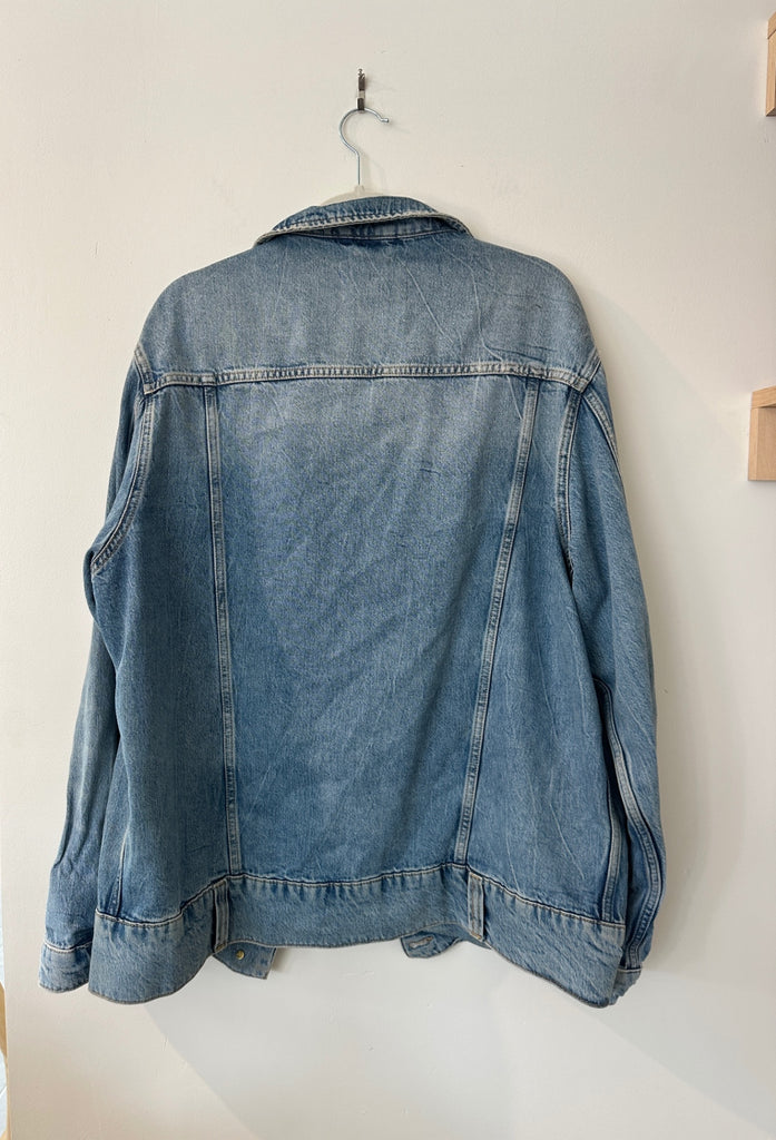 LOOP - All Saints Oversized Denim Jacket, Size S (#326)