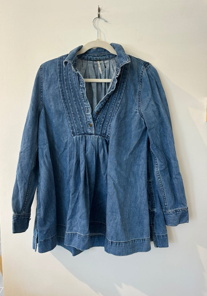 LOOP - Free People Denim Top, Size XS (#280)