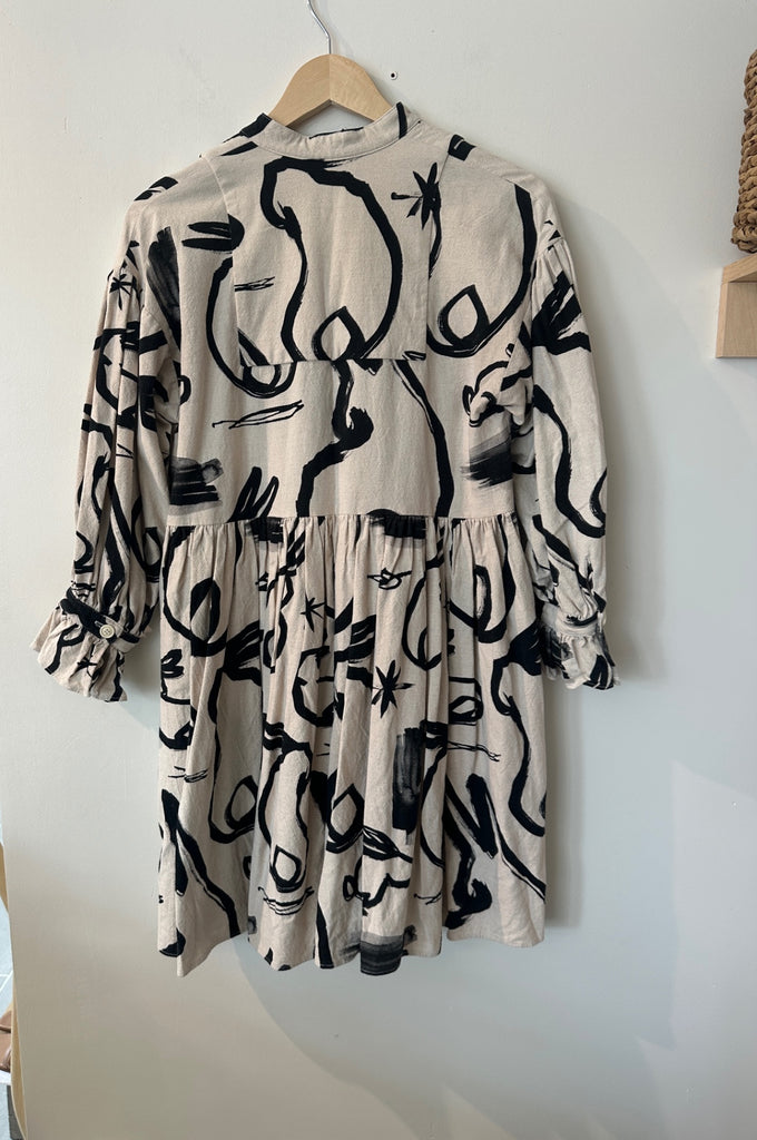 LOOP - Heinui Button Dress, Size XS (#325)
