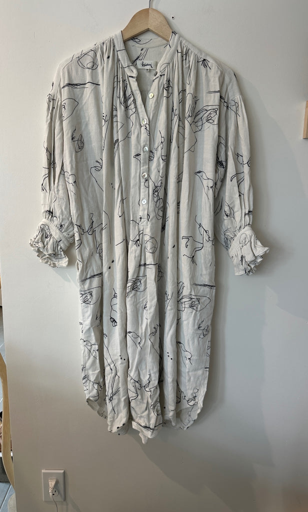 LOOP - Heinui Belted Dress, Size S (#325)