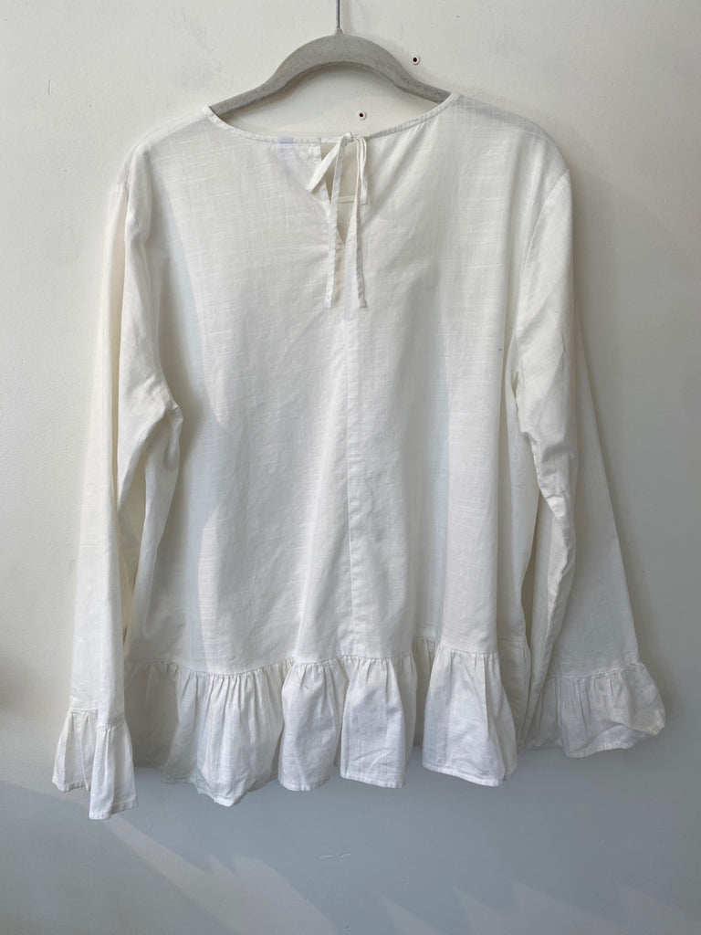 LOOP - SUN 68 Cotton Blouse, Sz L (#435)