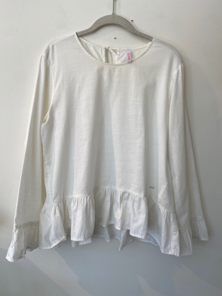 LOOP - SUN 68 Cotton Blouse, Sz L (#435)