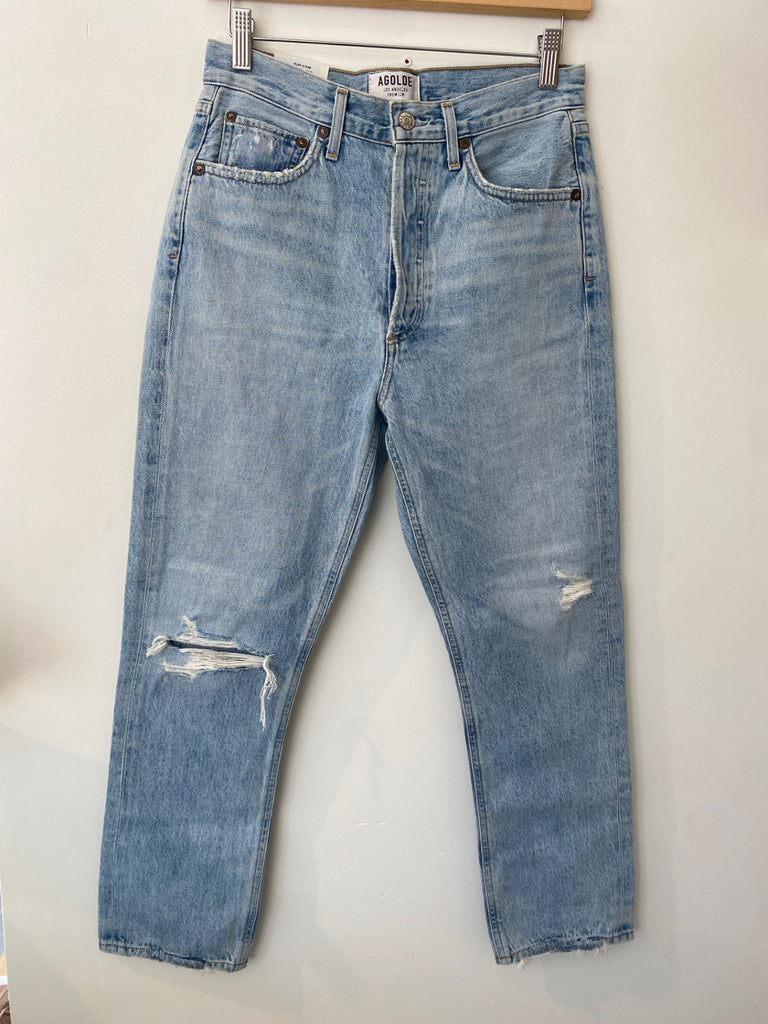 LOOP - Agolde Riley Hi Rise Straight Crop Jean, Sz 26 (#286) - NEW!