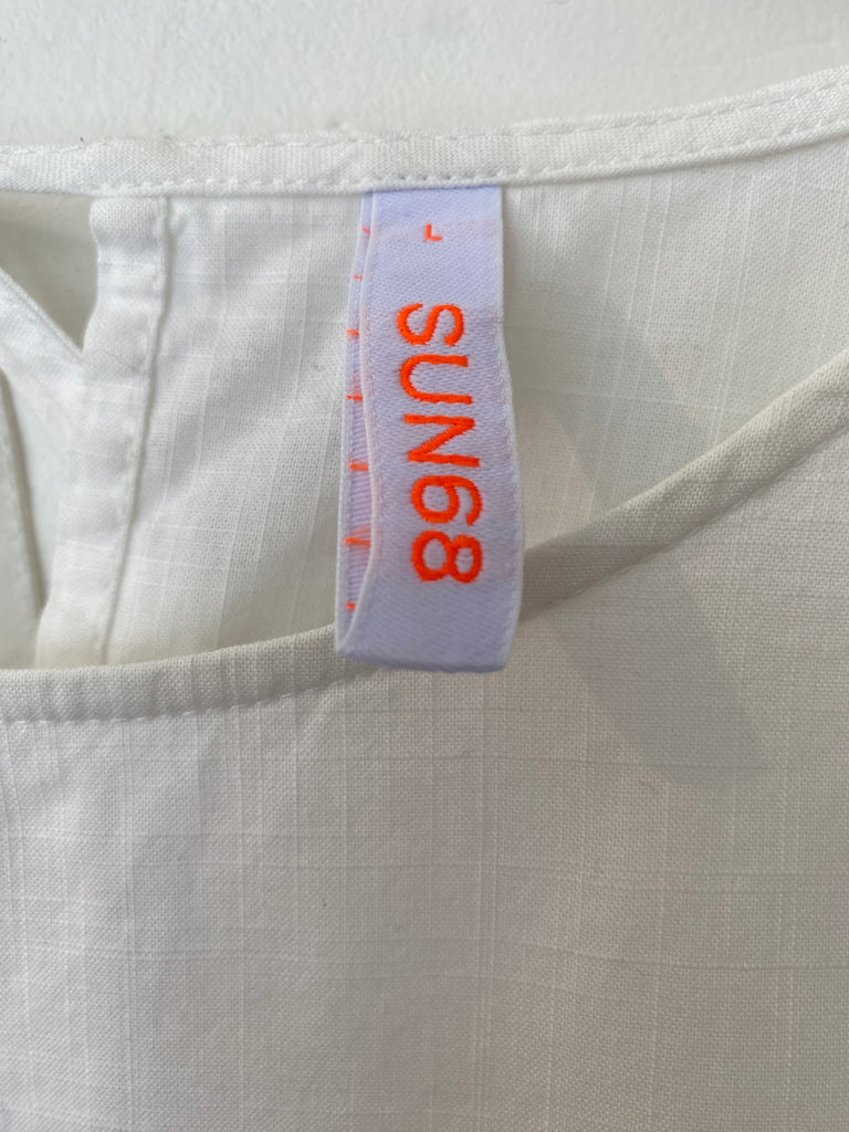 LOOP - SUN 68 Cotton Blouse, Sz L (#435)